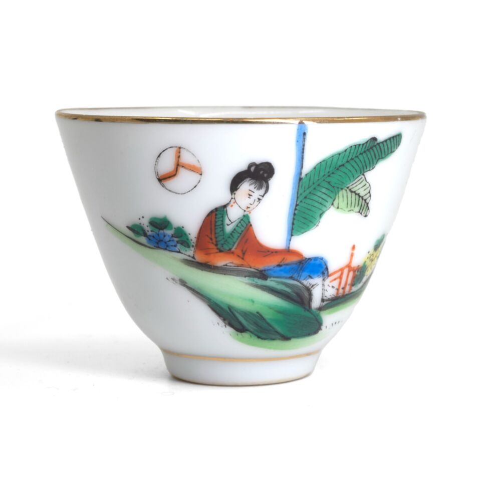 90ml 80s porcelain teacup